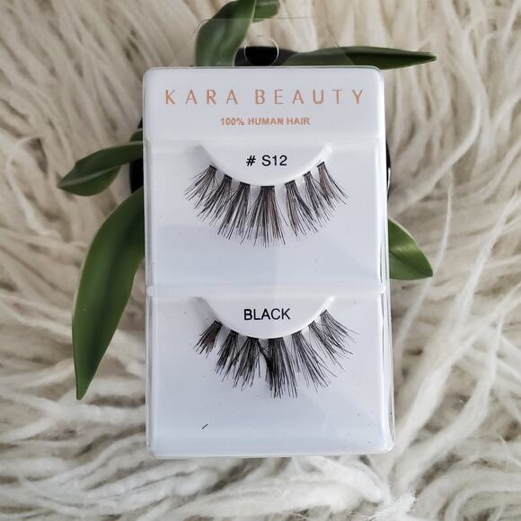 Kara Beauty 100% Human Hair False Eyelashes S12 - Picture 1 of 4
